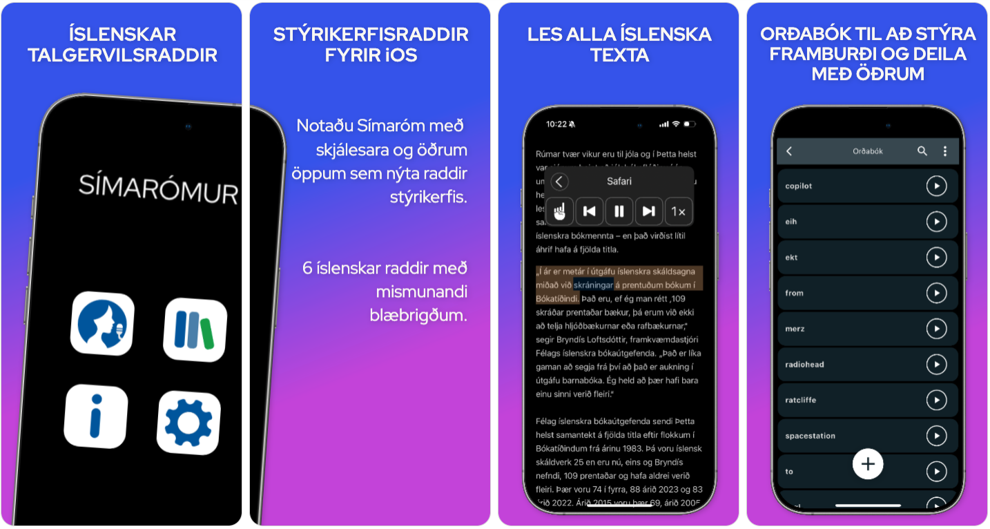 Símarómur skjáskot